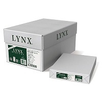 8.5x11 65# White Lynx Opaque Cover, Smooth, 2500/ctn.