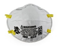 3M N95 Dust Mask With
Adjustable Nose Clip. 20  per
Box