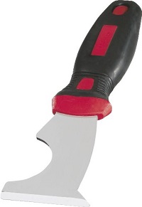 WARNER 5-in-1 Glazier Knife WITH BLACK/RED HANDLE