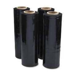 Opaque Hand Stretch Film
Black 18&quot;X1500&#39; 80 gauge
4/rolls Case
48/Cases/Pallet