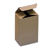 2 1/2 x 1 3/4 x 4&quot; Kraft
Reverse Tuck Folding Carton
(500/case)