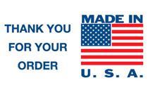 #DL1630 3 x 5&quot; Made In USA
Thank You for Your Order Label