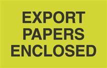 #DL2401 3 x 5&quot; Export Papers
Enclosed Label