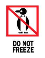 #DL4020 3 x 4&quot; Do Not Freeze
(Penguin) Label 500/ROLL