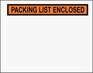7 x 5 1/2&quot; Panel Face Packing List Envelope (1000/Case)