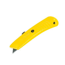 Safety Grip Utility Knife -  Yellow