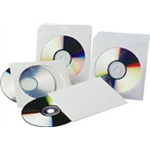 5 x 5&quot; #CD1 White Paperboard
CD Sleeve (500/Case)