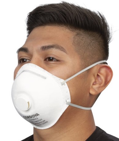 N95V PARTICULATE 
RESPIRATOR,Vented,
CONTOURED DESIGN, 2 LATEX
FREE STRAPS NIOSH APPROVED
10/BOX 12 BOXES/CASE
