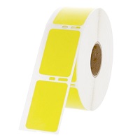 Mini Printer Labels - Yellow Paper, 1 1/8 x 3 1/2&quot;
