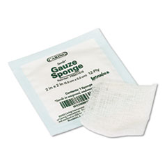 Caring Woven Gauze Sponges,
Sterile, 12-Ply, 2 X 2,
2,400/carton