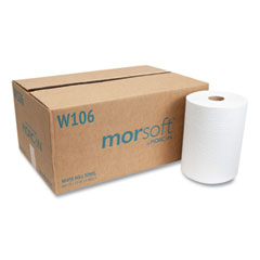 10 Inch Roll Towels, 1-Ply,
10&quot; X 800 Ft, White, 6
Rolls/carton