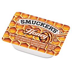 Smucker&#39;s Honey, Single
Serving Packs,0.5 Oz,
200/carton