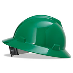 V-Gard Full-Brim Hard Hats,
Ratchet Suspension, Size 6 1/2
- 8, Green