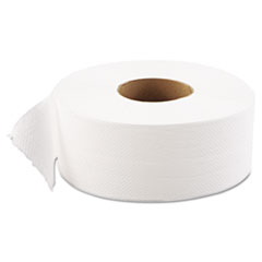 Jrt Jumbo Bath Tissue, Septic
Safe, 1-Ply, White, 9&quot; Dia,
3.5 X 1,200 Ft, 12
Rolls/carton