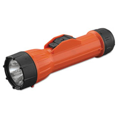 Worksafe Waterproof Flashlight, 2 D Batteries,