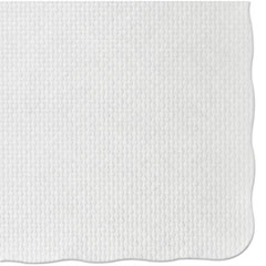 Knurl Embossed Scalloped Edge
Placemats, 9.5 X 13.5, White,
1,000/carton