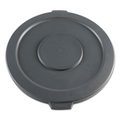 Lids For 32 Gal Waste Receptacle, Flat-Top, Round,