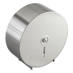 Jumbo Toilet Tissue Dispenser, Stainless Steel, 10 21/32 X 4