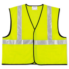 Class 2 Safety Vest,
Fluorescent Lime W/silver
Stripe, Polyester, X-Large