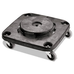 Brute Container Square Dolly, 250 Lb Capacity, 17.25 X 6.25,