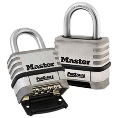 Proseries Stainless Steel
Easy-To-Set Combination Lock,
Stainless Steel, 5/16&quot;
