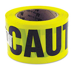 Caution Safety Tape,
Non-Adhesive, 3&quot; X 1,000 Ft,
Yellow