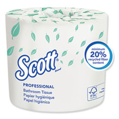 Essential Standard Roll
Bathroom Tissue, Septic Safe,
1-Ply, White, 1210
Sheets/roll, 80 Rolls/carton