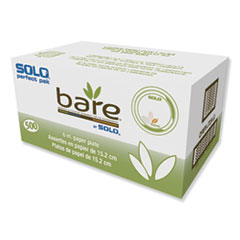 Bare Paper Eco-Forward
Dinnerware, Plate, 6&quot; Dia,
Green/tan, 125/pack, 4
Packs/carton