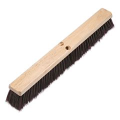Floor Brush Head, 3.25&quot; Maroon
Stiff Polypropylene Bristles,
24&quot; Brush