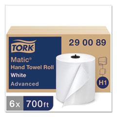 Advanced Matic Hand Towel Roll, 7.7&quot; X 700 Ft, White, 6