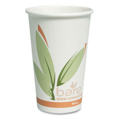 Bare By Solo Eco-Forward
Recycled Content Pcf Paper Hot
Cups, 16 Oz,
Green/white/beige,
1,000/carton