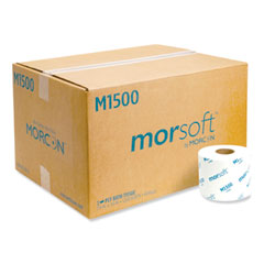 Morsoft Controlled Bath
Tissue, Split-Core, Septic
Safe, 1-Ply, White, 3.9&quot; X 4&quot;,
1500 Sheets/roll, 48
Rolls/carton