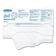 Personal Seats Sanitary Toilet
Seat Covers, 15 X 18, White,
125/pack