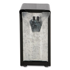 Tabletop Napkin Dispenser,
Tall Fold, 3 3/4 X 4 X 7 1/2,
Capacity: 150, Black
